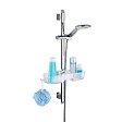WENKO - Étagère douche - Valet barre douche Premium - Transparent - vignette