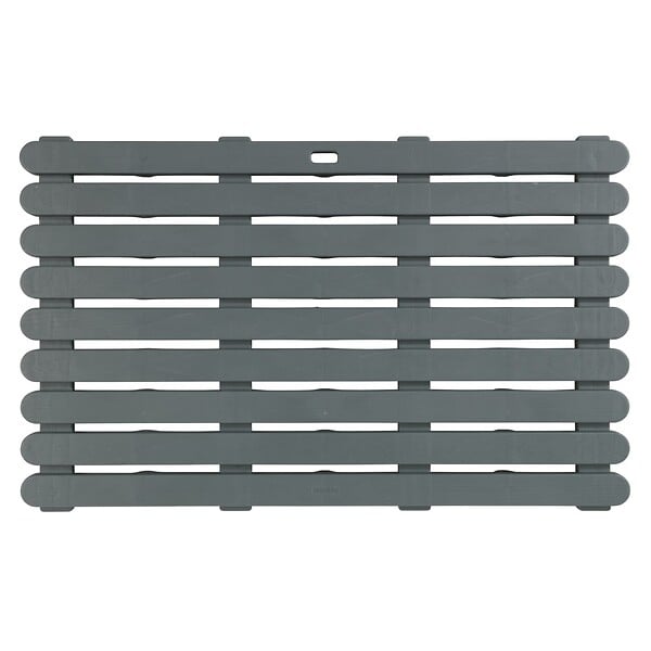WENKO - Caillebotis douche antidérapant - Gris - 80x50cm - large