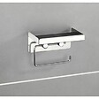 WENKO - Dérouleur papier WC inox 2 en 1 - vignette