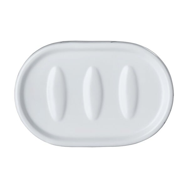 WENKO - Porte-savon Adrada - Céramique - Blanc Gris - large
