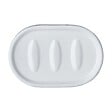 WENKO - Porte-savon Adrada - Céramique - Blanc Gris - vignette