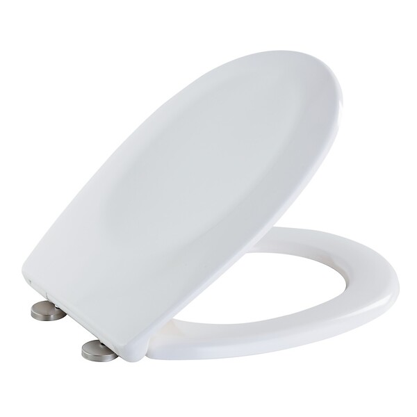WENKO - Abattant WC Duroplast Vorno - Blanc - Easy-Close - large