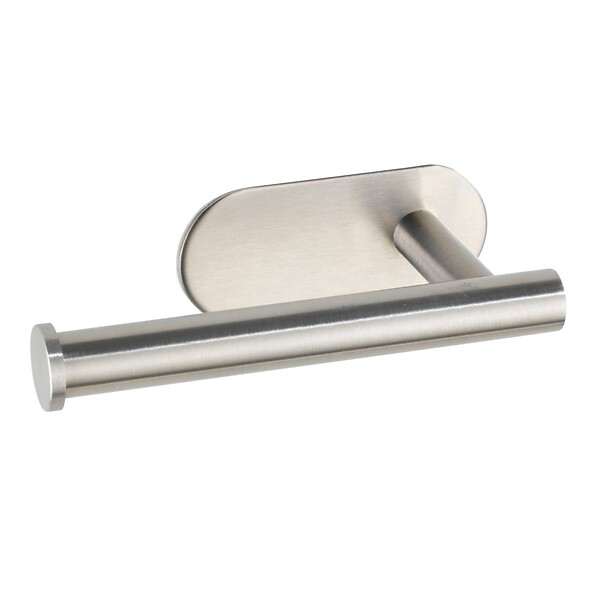 WENKO - Dérouleur papier WC Turbo-Loc Orea - Argenté mat - large