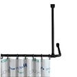WENKO - Support barre d.douche univers.57cm noir - vignette