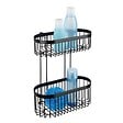 WENKO - Étagère murale acier inoxydable Classic Plus Noir 2 niveaux - vignette