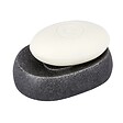 WENKO - Porte-savon - Polyrésine - Puro - Anthracite - 9,5cm - vignette