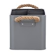 WENKO - Boîte de rangement 4 compartiments Gara, Gris - Acier - vignette