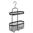 WENKO - Serviteur de douche Classic Plus Noir 2 paniers - vignette
