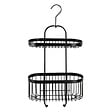 WENKO - Serviteur de douche Classic Plus Noir 2 paniers - vignette
