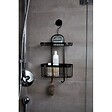 WENKO - Serviteur de douche Classic Plus Noir 2 paniers - vignette