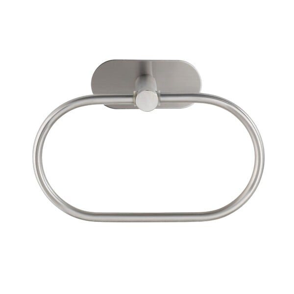 WENKO - Anneau porte-serviettes - Acier - Orea Argenté mat - large