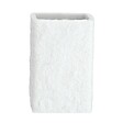 WENKO - Gobelet de salle de bain - Polyrésine - Villata - Blanc - 11cm - vignette