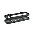 WENKO - Porte-épices mural Gala - Noir - 4 pots - H.5,5xL.22xP.7cm - vignette