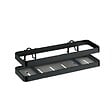 WENKO - Porte-épices mural Gala - Noir - 4 pots - H.5,5xL.22xP.7cm - vignette