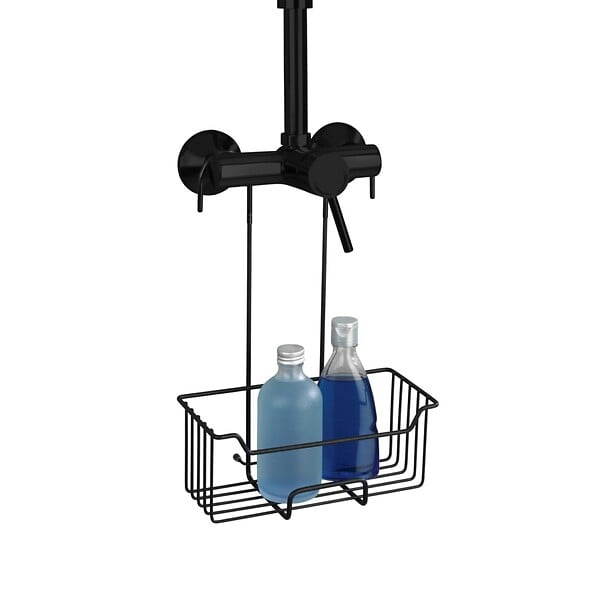 WENKO - Serviteur de thermostat inox Milo noir - large