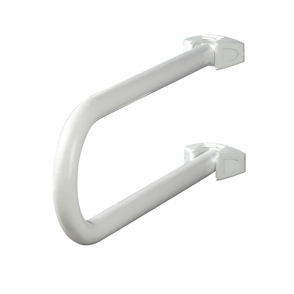 WENKO - Poignée de sécurité pliable - Secura - Blanc - 120 kg - large