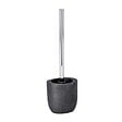 WENKO - Porte-balai WC Puro anthracite Polyrésine 37cm - vignette