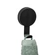 WENKO - Lot crochets muraux adhésifs acier - Pavia Static-Loc - Noir - vignette