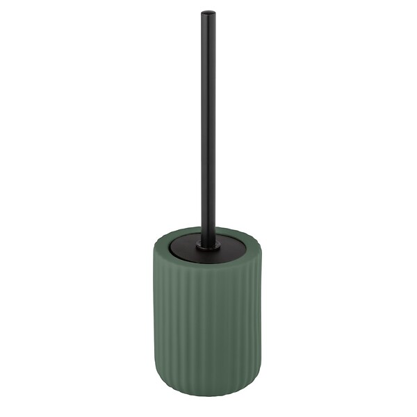 WENKO - Brosse WC Belluno - Céramique - Vert - 42cm - large