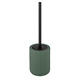WENKO - Brosse WC Belluno - Céramique - Vert - 42cm - vignette