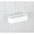 WENKO - Étagère plastique Static-Loc Osimo Blanche sans perçage - vignette