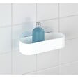 WENKO - Étagère plastique Static-Loc Osimo Blanche sans perçage - vignette