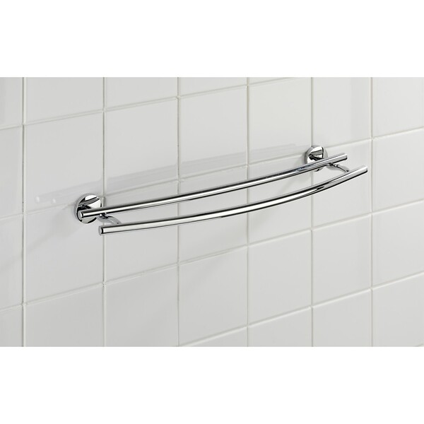 WENKO - Barre porte-serviettes Duo Cuba - large