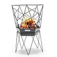 BARBECOOK - Brasero Sierra - Acier laqué - Noir - 45 cm - vignette