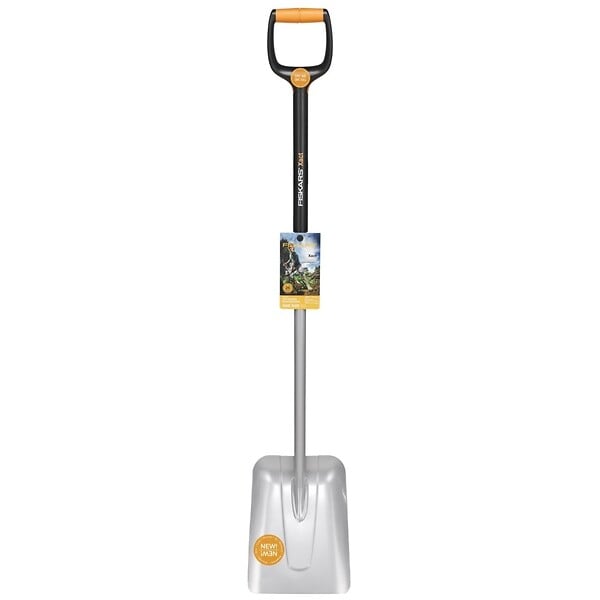 FISKARS - Pelle acier au bore Xact - Manche acier inox - 130cm - large