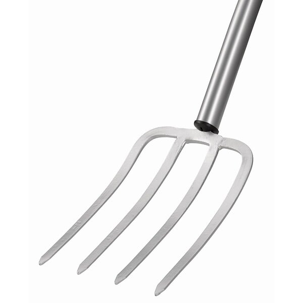 FISKARS - Fourche à bêcher Xact L - Tête acier au bore - Manche en acier - large