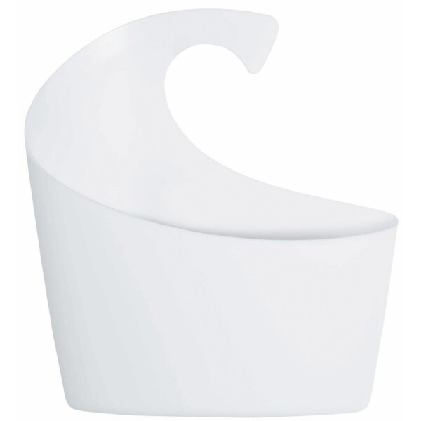MSV - Panier de rangement Sydney - Plastique - Blanc - 0,5 L - large