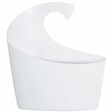 MSV - Panier de rangement Sydney - Plastique - Blanc - 0,5 L - vignette