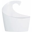 MSV - Panier mural rangement Sydney Blanc 30.5x27.5cm - vignette