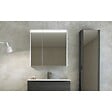 BADENHAUS - Armoire de toilette - 2 portes - Miroir - LED - 70x15x67cm - vignette