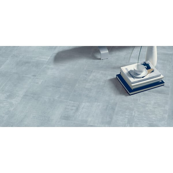 CERAM INDUSTRIE - Carrelage sol et mur gris effet béton - l.30,8 x L.61,5cm - large