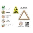 ASTIGARRAGA KIT LINE - Equerre d'étagère triangulaire en pin massif - 20x20x20 cm - vignette