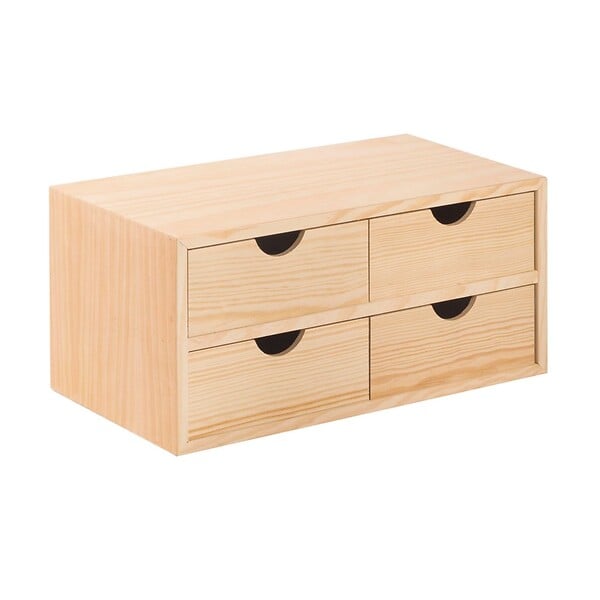 ASTIGARRAGA KIT LINE - Bloc 2x2 tiroirs plaqué pin - large