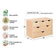 ASTIGARRAGA KIT LINE - Bloc 3x2x1 tiroirs plaqué pin - vignette
