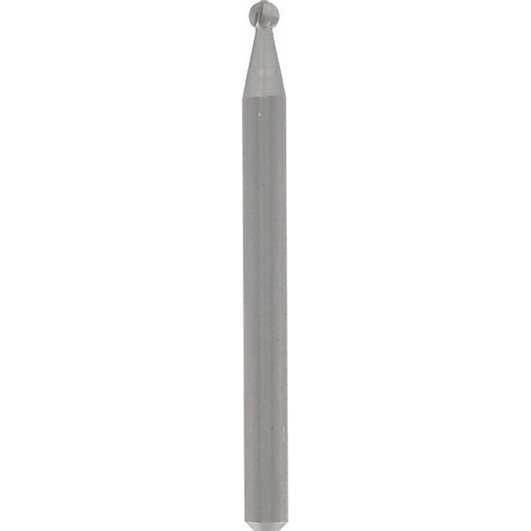 DREMEL - Lot de 3 fraises à graver - Bout rond 2,4mm - Acier rapide - large