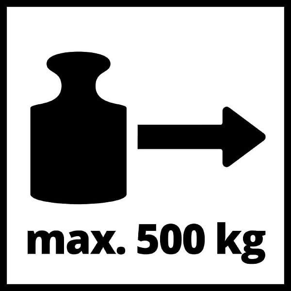 EINHELL - Palan Manuel Tc-wi 500 - Capacité 500 Kg - Cable 10m - large