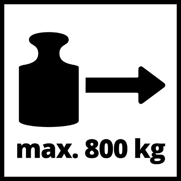 EINHELL - Palan Manuel Tc-wi 800 - Capacité 800 Kg - Cable 20m - large