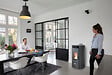 QLIMA - Poêle à granulés Ronda 110 S-Line - Noir - 10,3kW - vignette