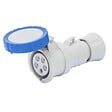 GEWISS - PRISE MOBILE DROITE HP IP66/IP67/IP68/IP69 2P+T 16A 200-250V 50/60HZ BLEU 6H Cà‚BLAGE RAPIDE Gewiss - vignette