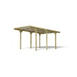 CERLAND - Carport Jean - Bois traité - 1 voiture - 3.04x5.12x2.52m - vignette