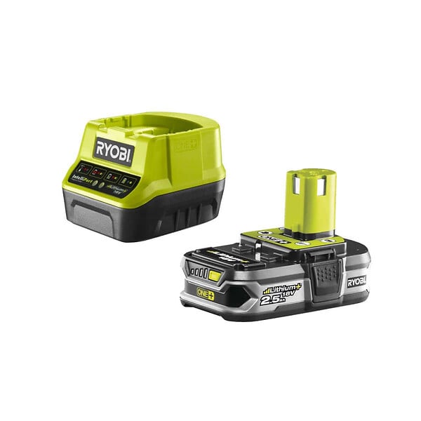 RYOBI - Pack RYOBI Dresse-bordures 18V One+ - 1 batterie LithiumPlus 2.5Ah - 1 chargeur rapide 2.0Ah - RY18EGA-0 - large