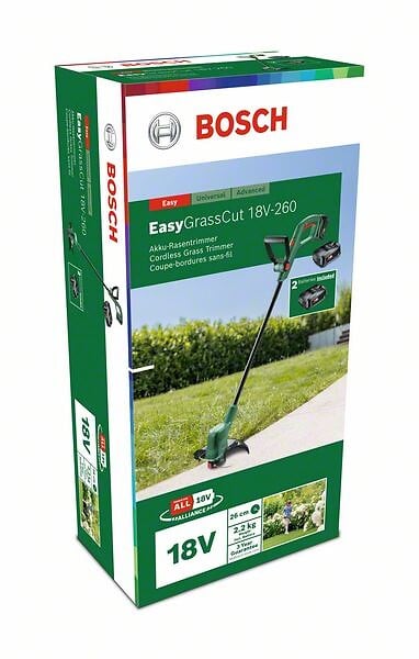 BOSCH - Coupe-bordures EasyGrassCut 18V-260 2 batteries 18V 2,0Ah - large