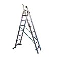 FIMM - Fimm - échelle 2 Plans Charge 150 Kg 8 + 9 Marches En Aluminium - vignette