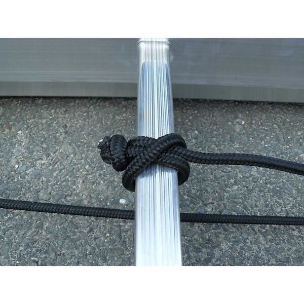 ESCALUX - Echelle Aluminium SEMI-PRO ESCALUX V16033 coulissante à corde 2x15 / L7M45 - large
