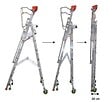 FIMM - Fimm - Plateforme De Magasinage En Aluminium Repliable Charge 150 Kg 7 Marches Haut. Travail 3760 Mm - vignette