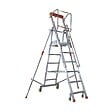 FIMM - Fimm - Plateforme De Magasinage En Aluminium Repliable Charge 150 Kg 6 Marches Haut. Travail 3390 Mm - vignette
